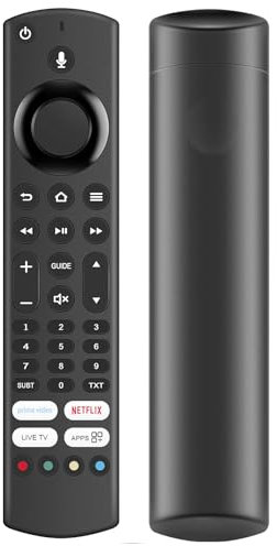 AULCMEET New Replace Voice Remote Control RM C3253 RM-C3253 fit for JVC Smart 4K HDR LED TV fire TV LT-40CF890 LT-43CF890 LT-43CF890A LT-50CF890 LT-55CF890 LT-65CF890 LT-49CF890