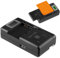 Cargador de batería para cámara, Cargador USB delgado - Cargador de batería de carga para cámara digital - Cargador USB delgado de batería negra humanizada, reemplazo del cargador de pared para dispos
