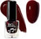 Burgundy Nail Polish, Red Nail Polish, Quick Dry Dark Red Long Lasting Holographic Christmas Nail Varnish, Sparkly Shimmer Wine Red Nail Glitter Nail Art Manicure DIY Home Nail Salon for Women