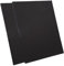 rockible 2x peinture toile toile étirée noire, panneaux de toile, fournitures artistiques, toile noire, cadre en bois, pour peinture à l'huile, température, 40x60cm