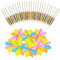 Lot de 144 brochettes en bois pour barbecue, apéritifs, fruits, chocolats, bonbons