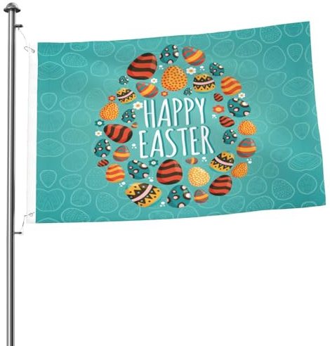 Frohe Ostern Perfekte Fahne Lustige Flagge Décor Für Veranda Innen Porch 90X150Cm