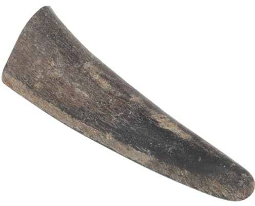 BESTYASH Handgeschnitztes Material aus Schwarzem Wasserbüffelhorn Geeignet für Selbstgemacht Basteln und Feine Gravuren Natürliches Horn für Kreative Stierhornprojekte