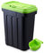 Maelson Dry Box - schwarz / grün - Vorratsbehälter für Trockenfutter, 15 kg