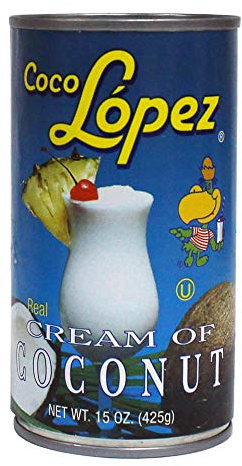 Coco Lopez Cream of Coconut Cocktail Mix For the perfect Pina Colada.