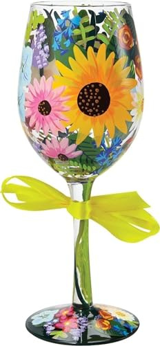 Lolita Wildflowers Wine Glass, Einheitsgröße (1er Pack)