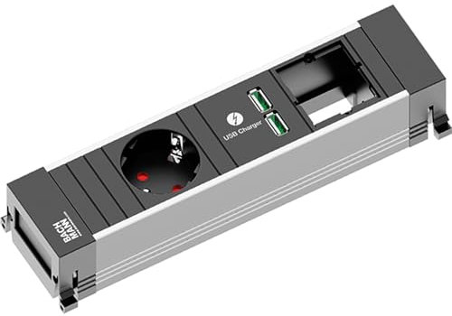 Bachmann Steckdosenleiste Alu PowerFrame, 9160039