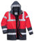 Portwest S466RNRM Giacca Imbottita Alta Visibilità, Rosso/Navy, M