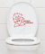 Mabi-IN-Design WC Aufkleber Deckel schließen 16x23cm Bad Klo Toilettendeckel Wandtattoo B412 (rot)