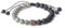 COAI Geschenkideen Unisex Buddistisches Armband aus Lava und Labradorit mit Buddha Kopf Charm