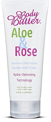 Body Butter Aloe & Rose Bottle 180ml