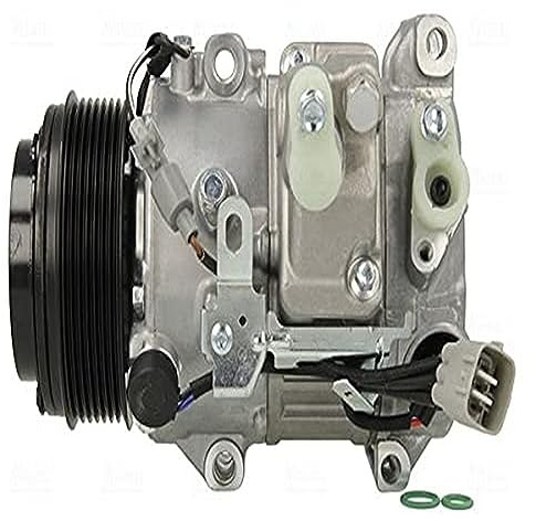 NISSENS 890142 A/C Kompressor für Klimaanlage Klimakompressor mit ID: 7SEU16C Kältemittel: R134a PAG 46 mit 110mm Riemenscheibe Rillen: 7