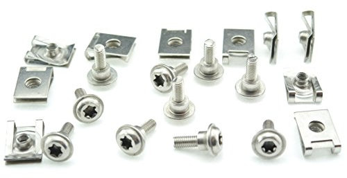 Tech-Parts-Koeln Set Verkleidungsschrauben Peugeot Speedfight Jet Force rostfreier Edelstahl Schrauben + Clips