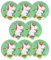 Oblique Unique® Lot de 8 assiettes en carton pour fête d'anniversaire pour fille - Motif licorne