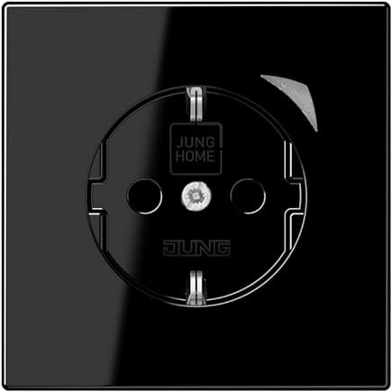 Jung Home BTLS1521SSW Smart Steckdose Sprach- und Appsteuerung Kompatibel mit Alexa Steuerung über Bluetooth Schwarz