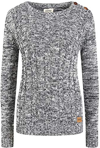 OXMO OXPhia Damen Strickpullover Grobstrick Pullover
