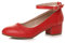 AJVANI Low mid Block Heel Mary Jane Casual Buckle Court Shoes Size 6 39