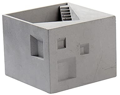 NICOLE Quadratische Silikonform mit Treppe, Beton, Pflanzgefäß, Stifthalter, Aschenbecher, Formen, Garten, Blumentopf, Formen