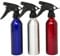BARGAINS-GALORE Set Of 2 Water Spray Bottle - 300ml Mist Sprayers Ideal For Hairdressers & Salons, Cosmetic | Aluminium Multi Use Bottles | Refillable & Reusable, Long Lasting