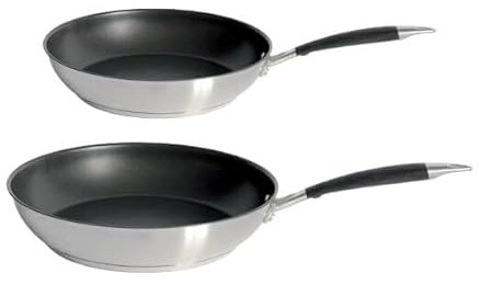 STOVEN Soft Touch Induction 20 and 24cm Non-Stick Frying Pan Set