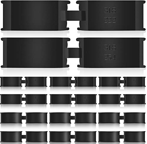12 Stück Fahrradlenker-Unterlegscheibe, Gummidichtung, 22,2/25,4 mm auf 31,8 mm, Abstandshalter für Fahrradlenker, zuverlässig, leicht, rutschfest, Griffadapter, Vorbau-Reduzierstück