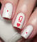 King Queen Jack & Ace of Heart Nail Art Decal Sticker