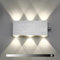 Lightess Dimmbare LED Wandleuchte Innen Wandlampe mit Schalter Modern Up and Down aus Aluminium modern Flurlampe Wandbeleuchtung für Wohnzimmer Schlafzimmer Lampe, Neutralweiß
