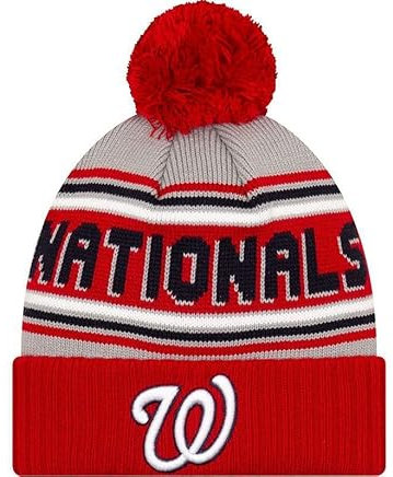 New Era Sport Beanie-Mütze mit Bommel – MLB Raised Cuff Knit Toque Cap