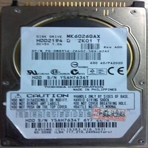 MIDTY Almost HDD For 60GB 2.5 IDE 16MB 5400RPM For Internal Hard Disk For Notebook HDD For MK6026GAX