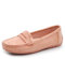 IF Fashion Scarpe Mocassini Slip On Loafers Morbidi Donna con Strass Pietri Camoscio Scamosciato FT245 Rosa Salmone N.38