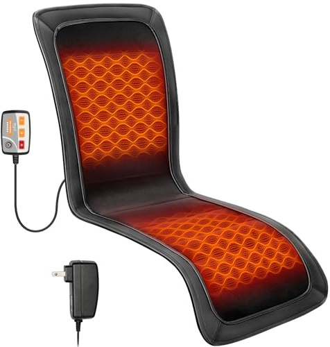 Longer Heated Seat Cover, Heating Pad for Chairs