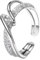 Ring Ringe Damen Bijouterie Herren Luxus Schlangenringe Frauen Mädchen Verstellbarer Zarter Brillantring Hochzeitsschmuck Veränderbare F