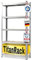 KARAT Schwerlastregale für Garage, Keller, Werkstatt - Steckregal - Weitspannregal - Lagerregal - Kellerregal - Eckregal - Reifenregal - Gitterregal (Verzinkt, 30 x 70 x 150 cm)