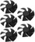 Alipis Replacement Condenser Fan,5pcs Table Fan Plastic Fan Replacement Cooling Fan Portable Fan Low Noise