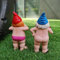 NIDONE Une Paire Petite Statue de GNOME Nue, Gnomes de Jardin en résine Coquine Pipi Nain Statue Homme Femme Nue GNOME décorations