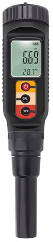 Fowecry Plastic Digital Food PH Meter 0.00-14.00 PH Temp Acidity Tester Dough Soil PH Detector for Meat Cheese Bread Analyzer Meter