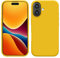kwmobile Case Compatible with Apple iPhone 16 Case - TPU Silicone Phone Cover with Soft Finish - Radiant Yellow