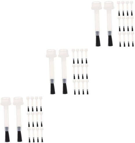 Beaupretty 300pcs Nail Polish Applicators Brush Replacements Liquid Dipping Brush for Fingernail Polish Bottles Nail Salon Use