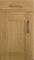 Solid Oak Shaker Style Kitchen Unit Cupboard Door for Standard Cabinets (355mm x 995mm)