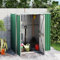 Abri à Outils de Jardin Vert 161x89x161 cm Acier galvanisé,Vie en extérieur,Structures extérieures,Cabanes & abris de jardin-316209