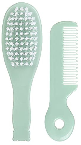 Weiche Haarbürste und Kamm, feinste Borsten, Babyhaarbürste, Säuglingskörper, Massagebürste, Badewanne, beruhigende Bürste, Reiseausrüstung