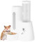 Bouteille d'eau Anti-Goutte pour Hamsters - Distributeur d'eau avec Bol intégré pour Hamster - et Alimentation Automatique pour Lapins Nains écureuils frisés et Chinchilla