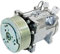 Compresor Sanden SD508 508 compatible con tractores, excavadoras, camiones de servicio pesado, aire acondicionado universal 5H14, 8 unidades, 12 V y 24 V.(12V)