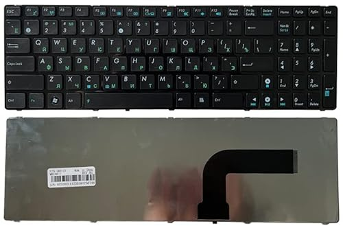 QWCOZSY Tastiera Russa per ASUS per K52 K52F K52DE K52D K52JB K52JC K52JE K52J K52JR K52N A72 A72D A72F A72J N50 N50V RU Nero Facili da sostituire