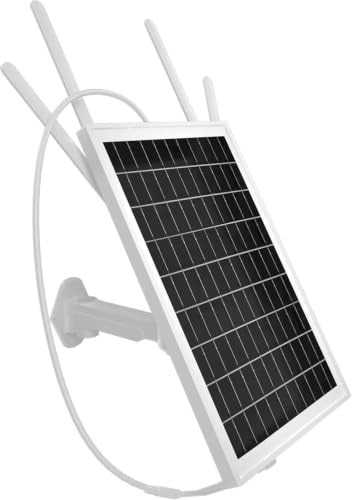 Solar WiFi Extender Outdoor, 15W Solar Powered WiFi Extender Signal Booster, 2.4GHz Wireless Signal Booster WiFi Repeater for Garden, Farm & Ranch, 26000mAh Battery, IP65 Waterproof, 200m Range