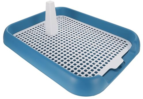 HOMSFOU rutschfeste Leicht zu Reinigen Hundetoilette aus Pp Praktisches Gitterdesign für Kleine und Mittlere Hunde für Innenbereich für Welpen und Haustiere