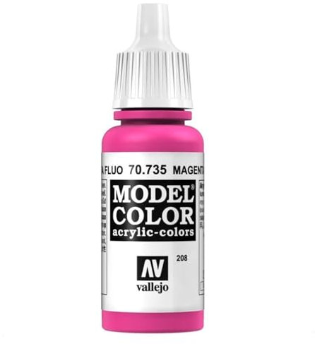 Vallejo, Model Color, Acrylfarbe, 17 ml Leuchtstofflampe Magenta