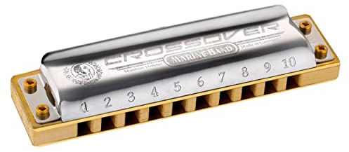 Hohner M2009BX Marine Band Crossover Harmonica, Key of High G