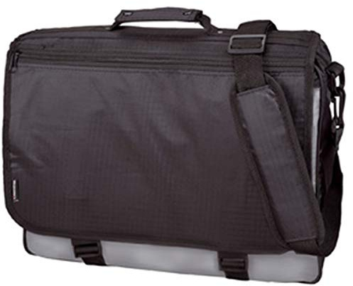 LiGHTPAK 46069 Umh„ngetasche Wave, Polyester, schwarz/grau