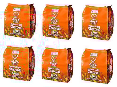 Instant Light Charcoal 12kg (12 x 1kg bags) Instant Lighting Charcoal Char coal BBQ Barbecues
